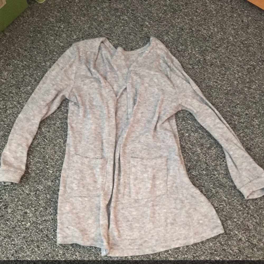 Grey cardigan